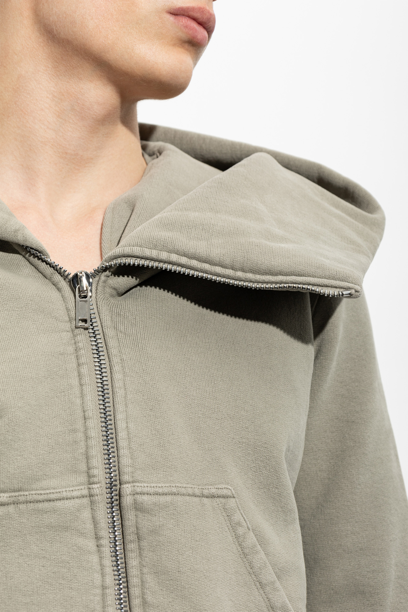 Rick Owens DRKSHDW Sweatshirt with asymmetric zipper | Men's | Vitkac